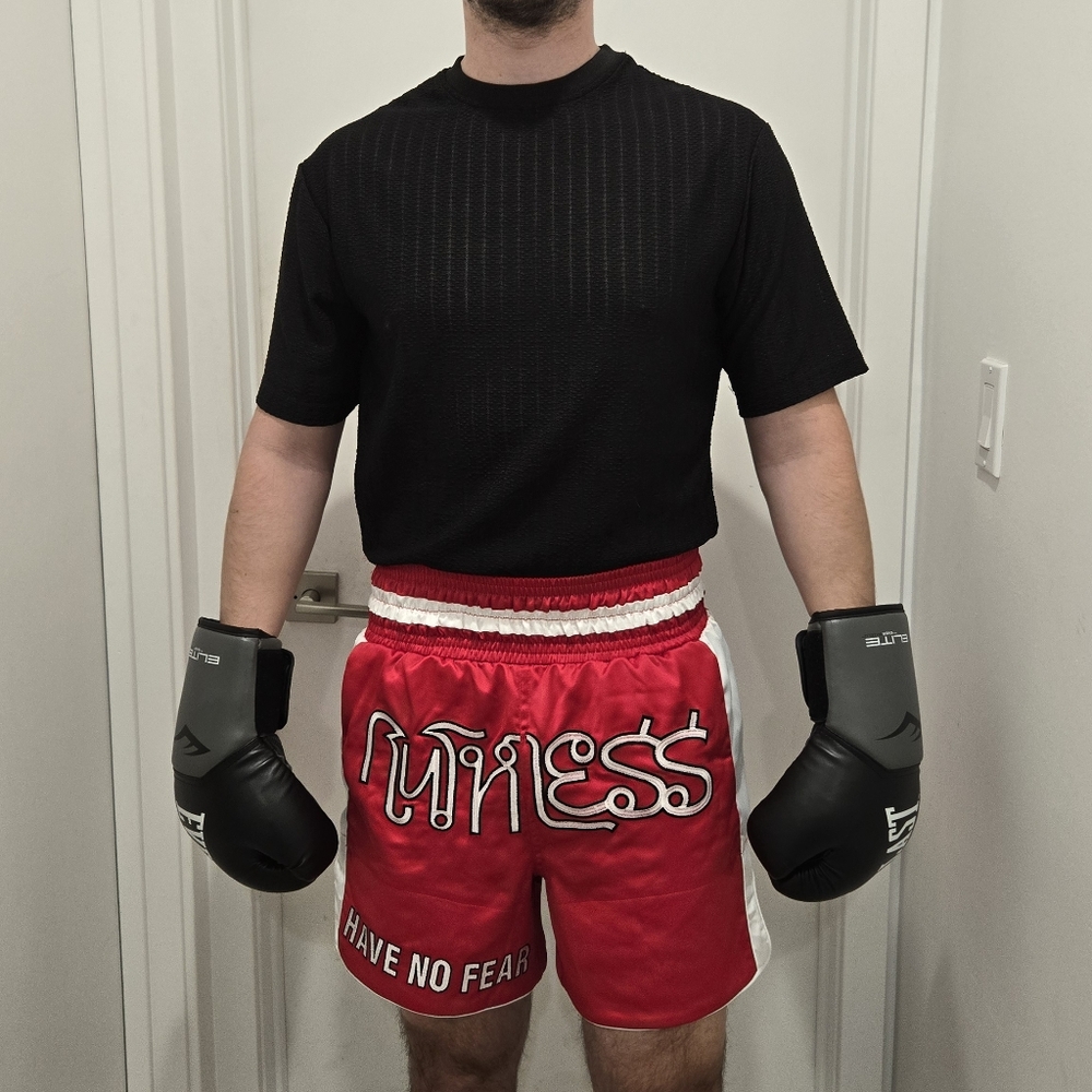 Retro Boxing Trunks - Picture 2 of 4